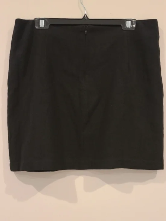 Umgee Black Folk Art Embroidered Mini Skirt - Picture 3 of 7